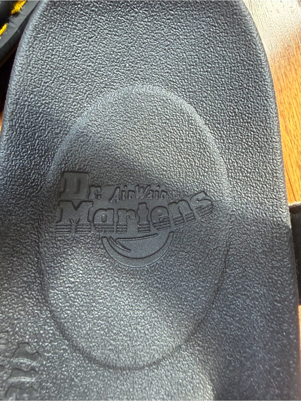 Dr. Martens Cream Leather Lace-Up Slingback Sandals - Picture 3 of 4